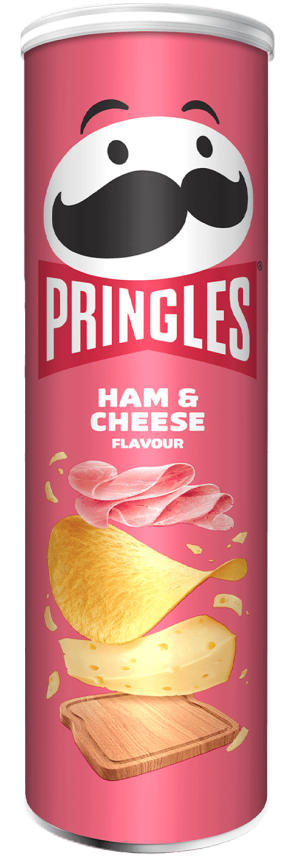 Imagem da lata da batata de sabor Presunto e Queijo